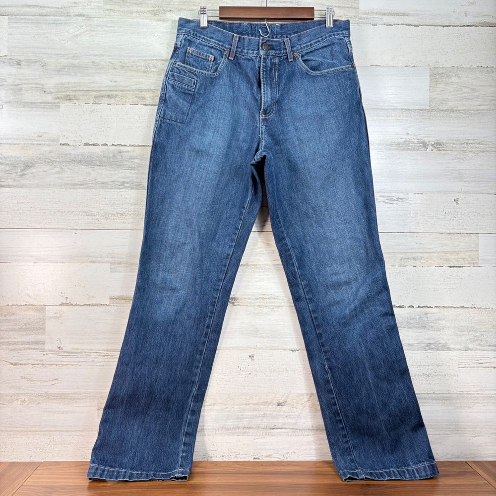 Kimes Ranch Dillon Mens Blue Relaxed Straight Leg Western Jeans 34x33 USA Made